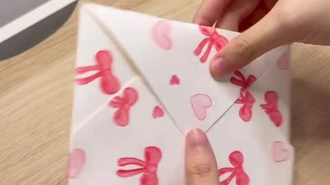 make an envelope with me💌