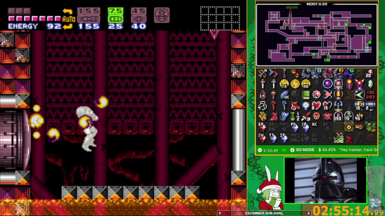 [Outdoors, for 1 cigar...] Cas' SMZ3 Randomizer. No cheat glitches. 6x MSU. Sub 3.5hrs?? 32°F #GenX