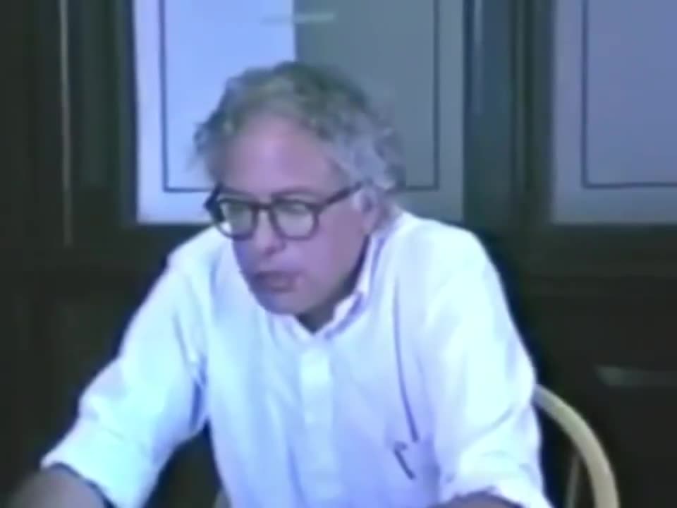 How the Jesuits manufacture assets: Bernie Sanders in the 80s discussing socialism