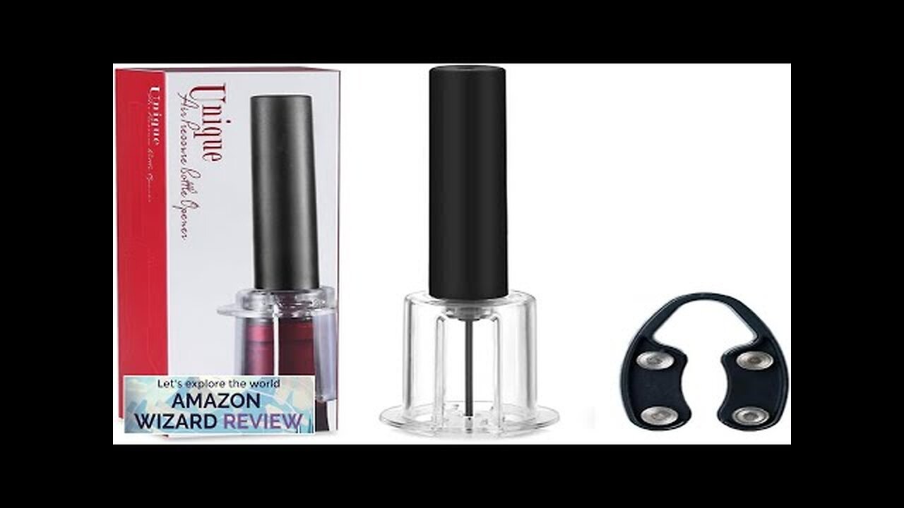 Simple Wine Opener with Foil Cutter Air Pressure Pump Wine Bottle Opener Review