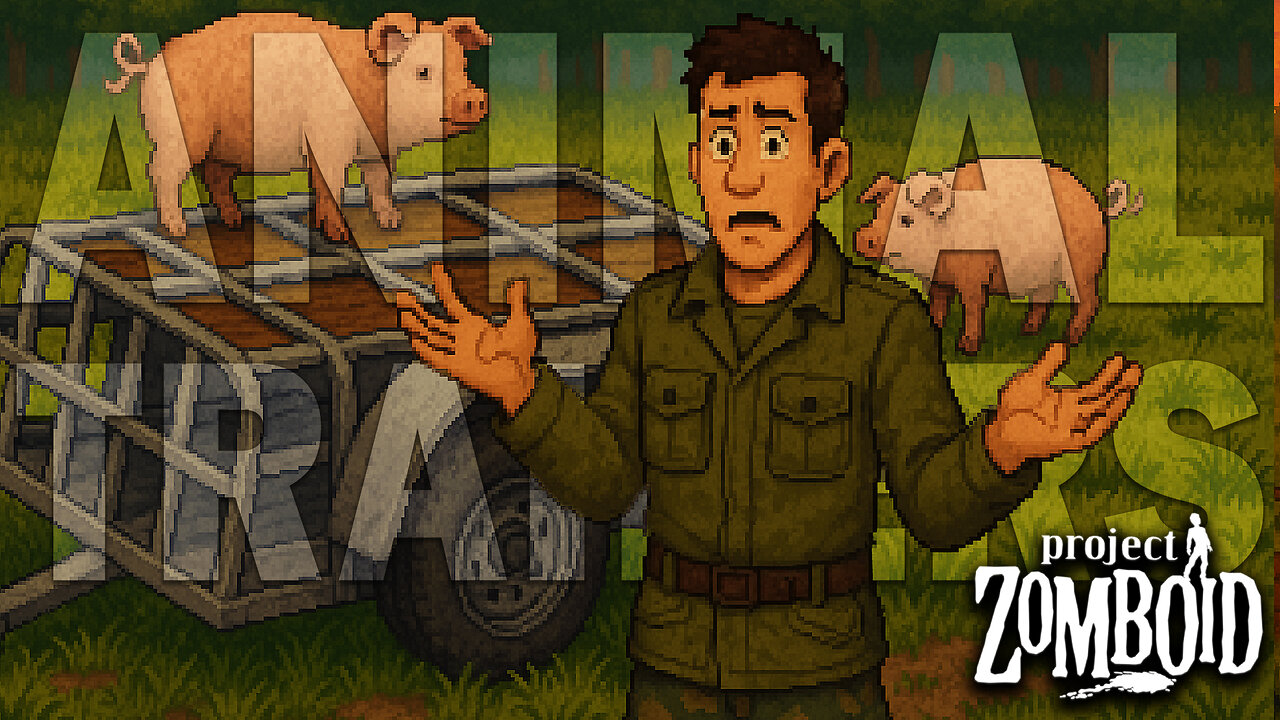 Livestock Chaos! Trying to Fix the Trailer & Gather More Animals – Project Zomboid
