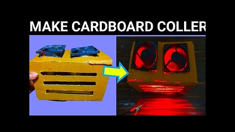 Make cardboard coller