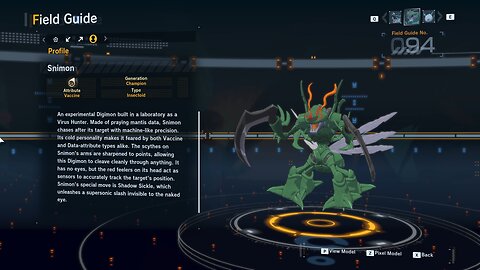 snimon all digivolution/de-digivolution/profile Digimon Story Time Stranger