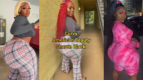 Curvy American Beauty Sharon Black 