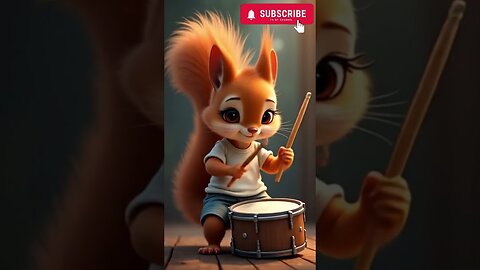 Drum player #cute #youtube #shorts #ai #cartoon