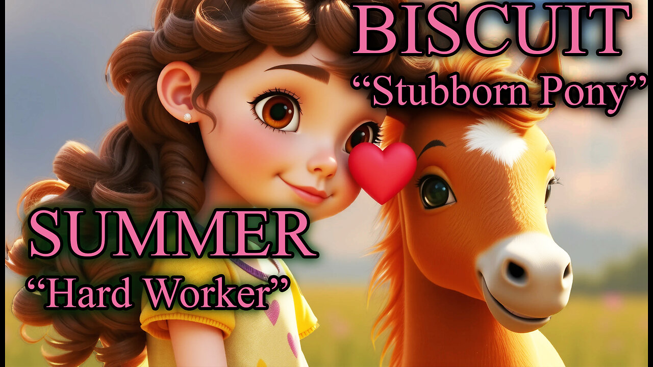 Summer & Stubborn Pony. Join Summer meeting Biscuit, Kids story