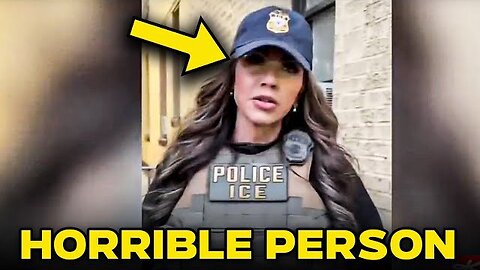 Kristi Noem Calls Immigrants “Dirtbags” While Dressing Up And Pretending To Be ICE Agent