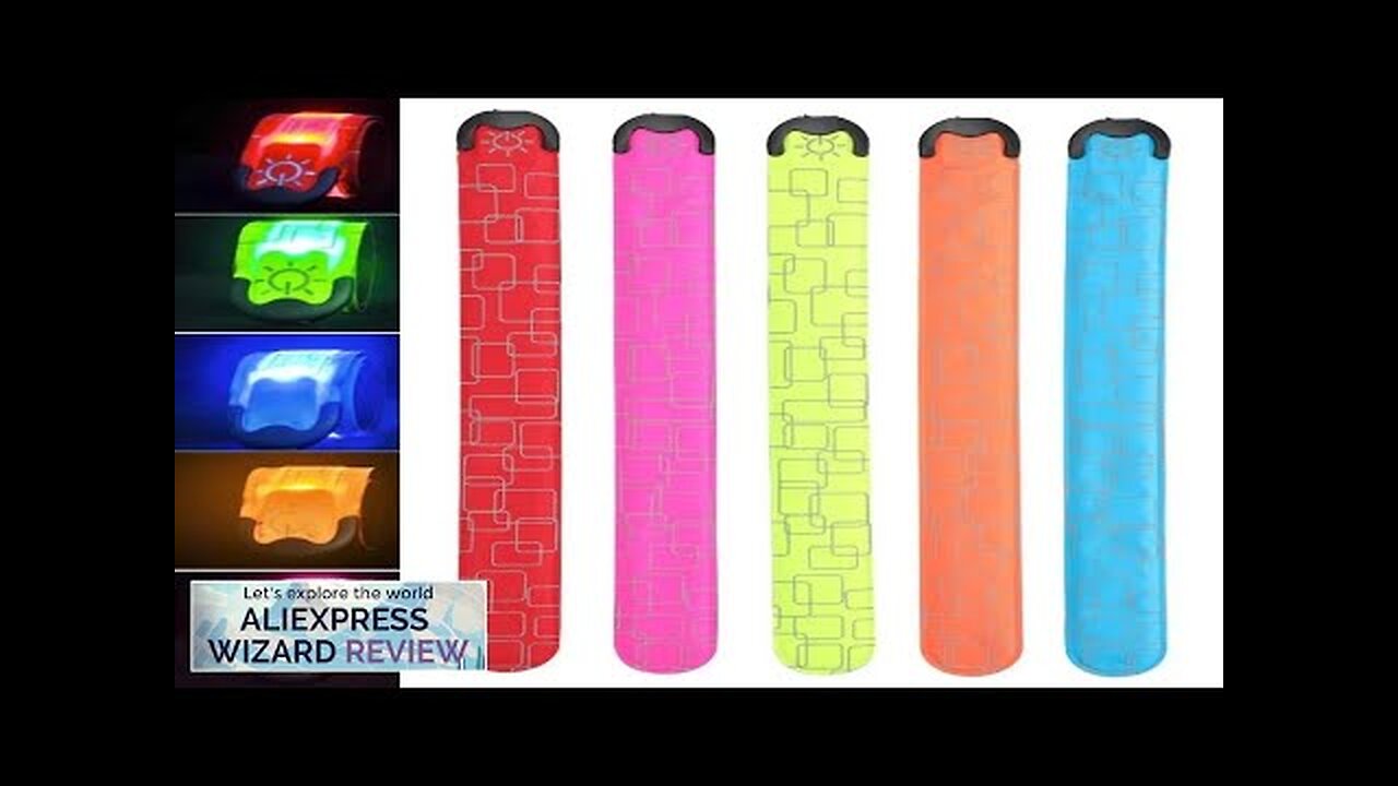 LED Night Light USB Rechargeable Armband Wearable Running Arm Belt Glow Wristband Review