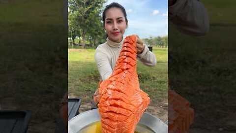 How to cook salmon fish recipe #shortvideo #shorts #cooking #food #recipe