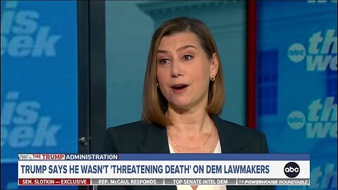 Sen Elissa Slotkin Claims Trump Is Weaponizing DOJ To Go After Dems
