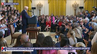 Donald Trump signs new 'MAGA' Executive Order protecting Women in Sports (Feb 05, 2025) [LIVE]