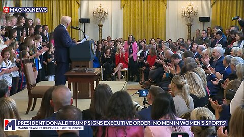 Donald Trump signs new 'MAGA' Executive Order protecting Women in Sports (Feb 05, 2025) [LIVE]