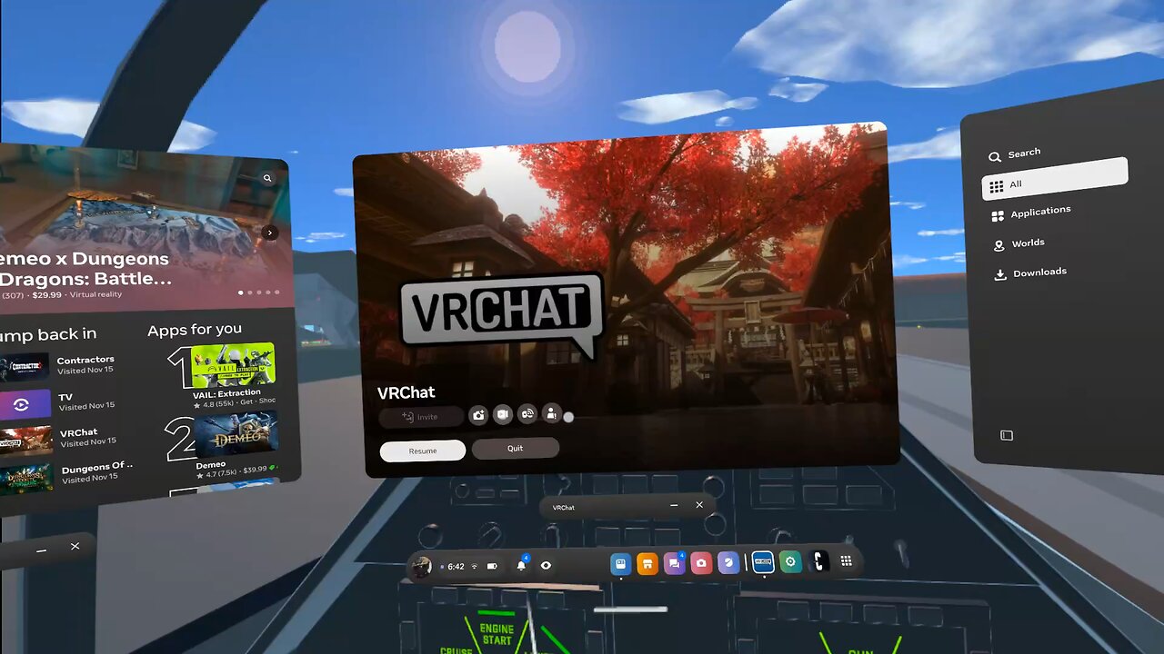 VR Chat Test Pilots