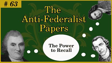 🟢 Recalling Senators is a Great Check; It has yet to be abused; don't take the power 🟢