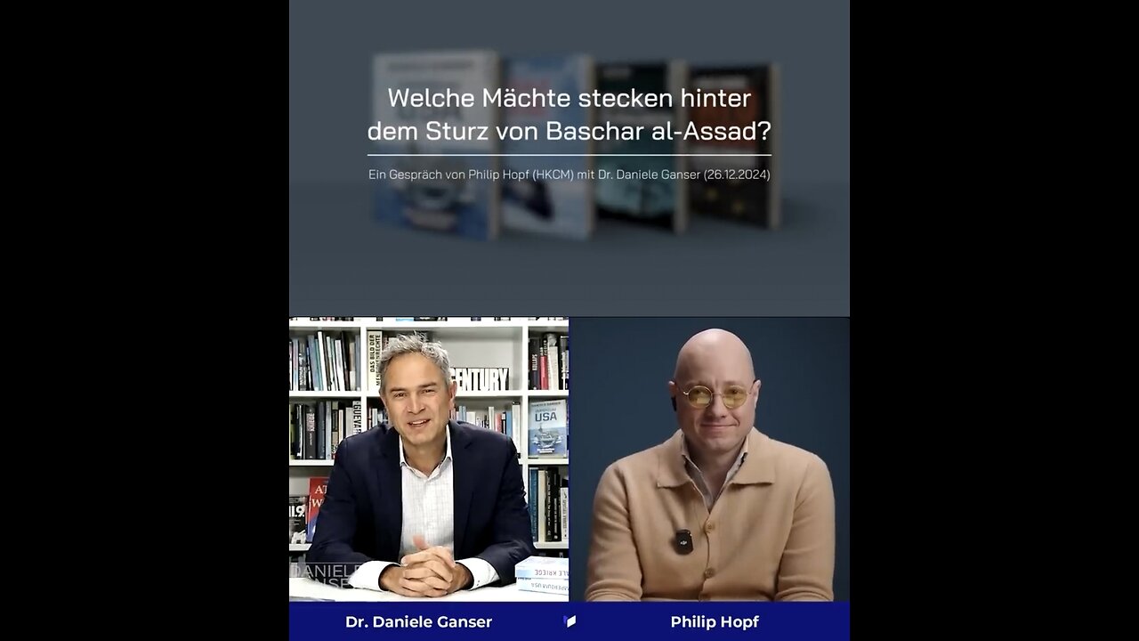 Dr. Daniele Ganser: Welche Mächte stecken hinter dem Sturz von Baschar al-Assad?