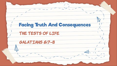 Facing Truth And Consequences