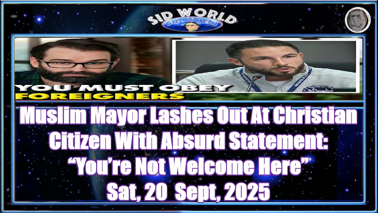 Muslim Mayor Lashes Out At Christian Citizen With Absurd Statement_ “You’re Not Welcome Here”