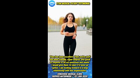 Another AMAZING Titan Medical Patient Testimonial!