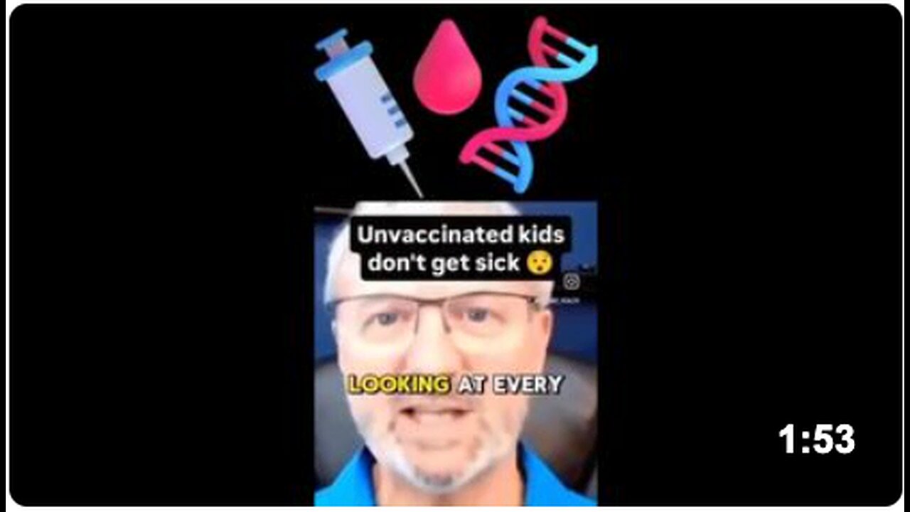 Doctor Exposing Data that The Unvaxxed Do NOT get Sick