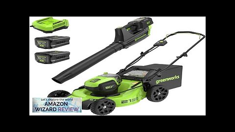 Greenworks 80V 21” Brushless (Push) Cordless Electric Lawn Mower + (500 CFM) Review