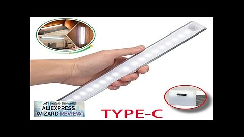 Motion Sensor Light Wireless LED Night Light Type C Rechargeable Light Cabinet Review