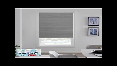 Cordless Blackout Cellular Shades 22x48 inch Light Gray Pull Down Honeycomb Window Review