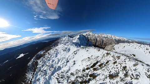 Debela peč 2015m Paragliding Slovenia Alps