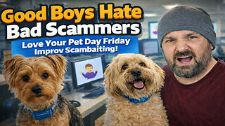 Good Boys Hate Bad Scammers: Love Your Pet Day Friday Improv Scambaiting #428