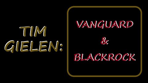 Tim Gielen: Vanguard & Blackrock (2021)