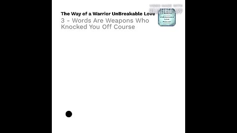 Words or weapons: who knocked you off course