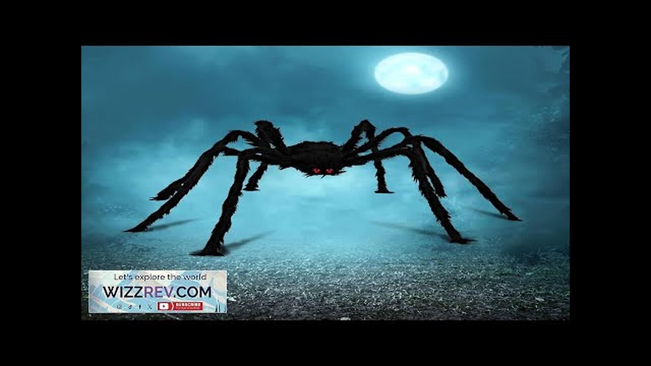 JOYIN Halloween Outdoor Decorations Hairy Spider Scary Giant Spider Fake Large Props Review