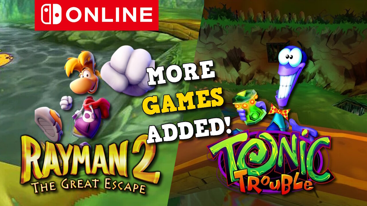 Rayman 2 & Tonic Trouble: N64 Classics Coming to Switch Online Dec 17! (Ubisoft Revive) 🎮