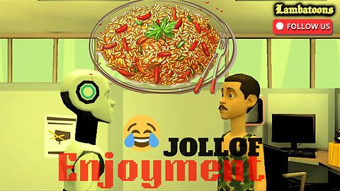 NO JOLLOF NO ENJOYMENT😂 Ai wan taste jollof 🤣