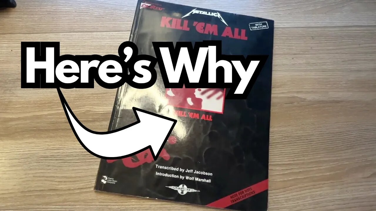 Metallica's Kill'em All - One of the Best Tab Books