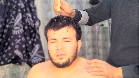 The Ultimate ASMR Chair Massage Experience (ASMR Head, Face & Neck Massage)