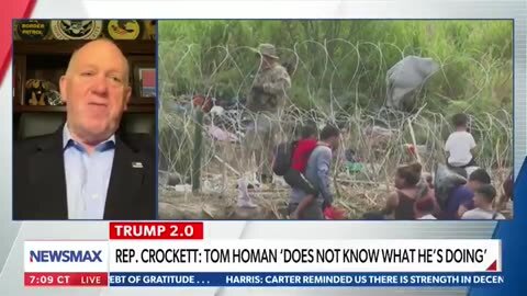 &apos;She&apos;s Not Real Smart&apos;: Tom Homan Tears Into Rep. Jasmine Crockett In Brutal Takedown