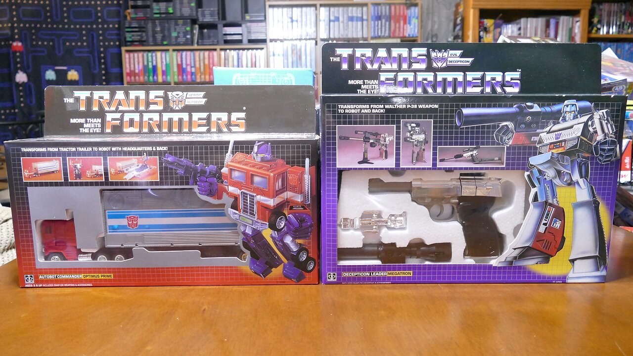 Transformers G1 Optimus Prime and Megatron