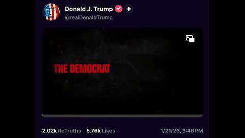 Trump Truths A 2 Min. Video The Democrat Open Borders Plan To Entrench Single Party Rule💯🔥🙏