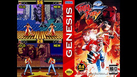 Action Extreme Gaming - Fatal Fury 2 - Enhanced Colors Rom Hack (Fatal Fury 2 Sega Genesis Port Version Rom Hack) Mai Shiranui VS Terry Boldgard [Reupload]