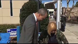 Jay Jones Just Tried to Kick a Dog Outside a Polling Place in Virginia