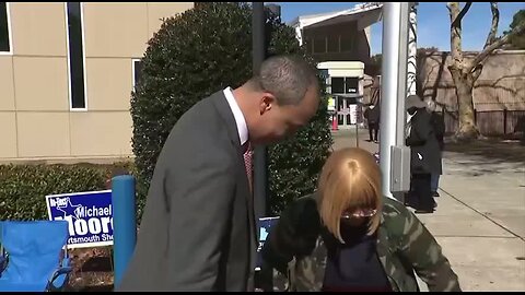 Jay Jones Just Tried to Kick a Dog Outside a Polling Place in Virginia