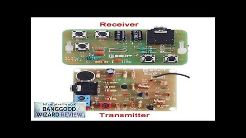 88-108MHz DIY Kit FM Radio Transmitter and Receiver Module Frequency Modulation Stereo Review