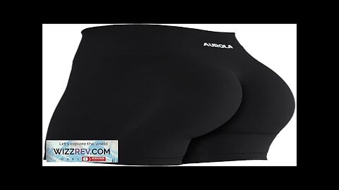 AUROLA Intensify Workout Shorts for Women Seamless Scrunch Short Gym Yoga Running Review