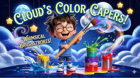 Whimsical Brushstrokes: Coloring Capers with Clever Cloud