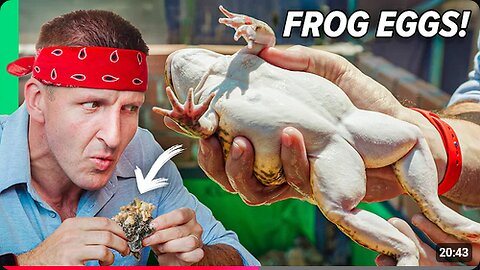 Surviving on Frog Meat!! Asia's Freakiest Farm Food!!