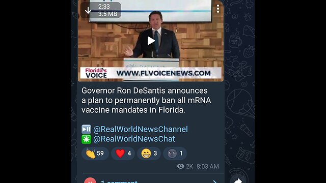 News Shorts: Desantis versus Jab Mandates