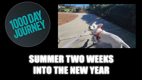 1000 Day Journey 0912 Summer Two Weeks Into the New Year