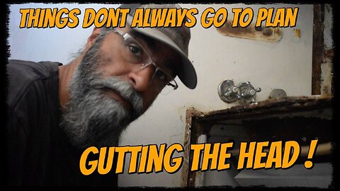 S03E05 things dont go as planned gutting the head #boatrenovation #boatbuilding #diy #boat