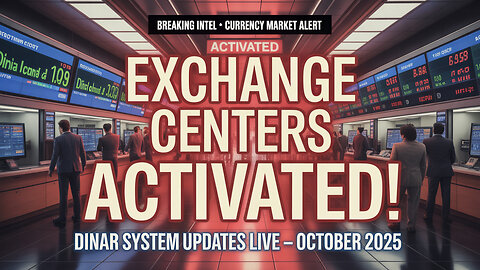 💥Breaking Intel Exchange Centers Activated — Iraqi Dinar System Updates LIVE for October 2025 📜 💥