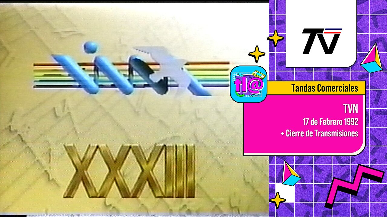 Tandas Comerciales TVN (17 de Febrero 1992) + Cierre de Transmisiones